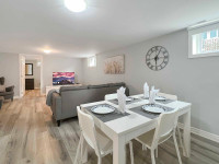 Sparkling Large 2 BR + Den, Furnished, all incl.