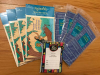 Pocahontas Puzzle Birthday Cards and Tissue Paper by Hallmark NE