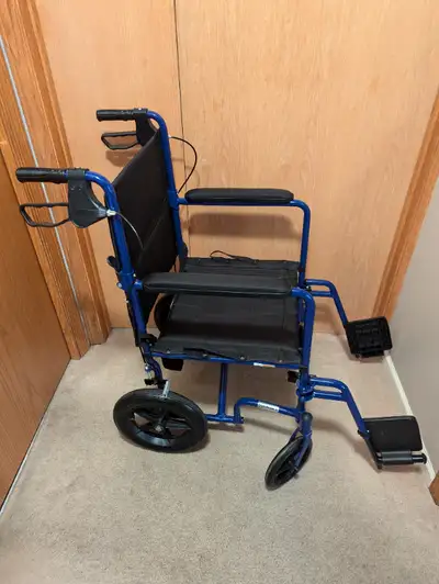 Drive Dark Blue Transport Chair, View more