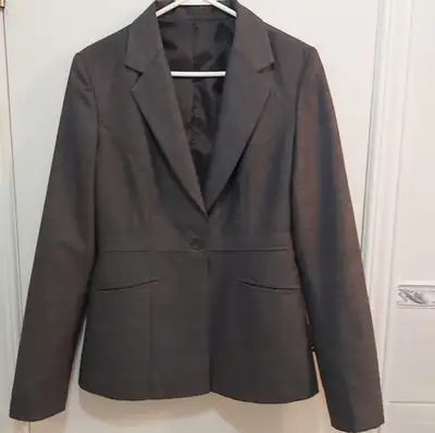 Dark grey formal blazer jacket, size medium (M), View more