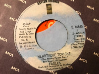 Eagles Heartache Tonight 45 clean vg++ old stick vinyl 45