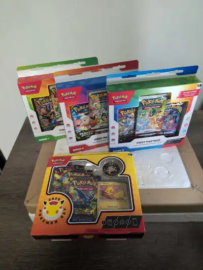Pokemon TCG First Partner illustration Series bundle , View more