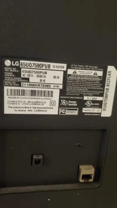 TV LG 65" , View more