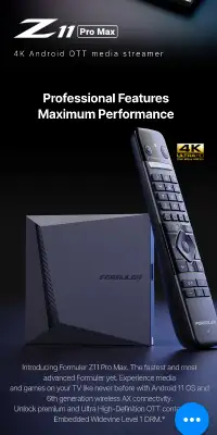 FORMULER Z11 PRO MAX NEW 2024 4K ANDROID BOX 4K IP TV BOX