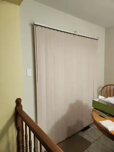 - Sliding Vertical Blinds for Patio Door - Individual Blind panels are removable - Blinds made of du...