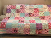 Reversible Flannel Block/Rag Quilts