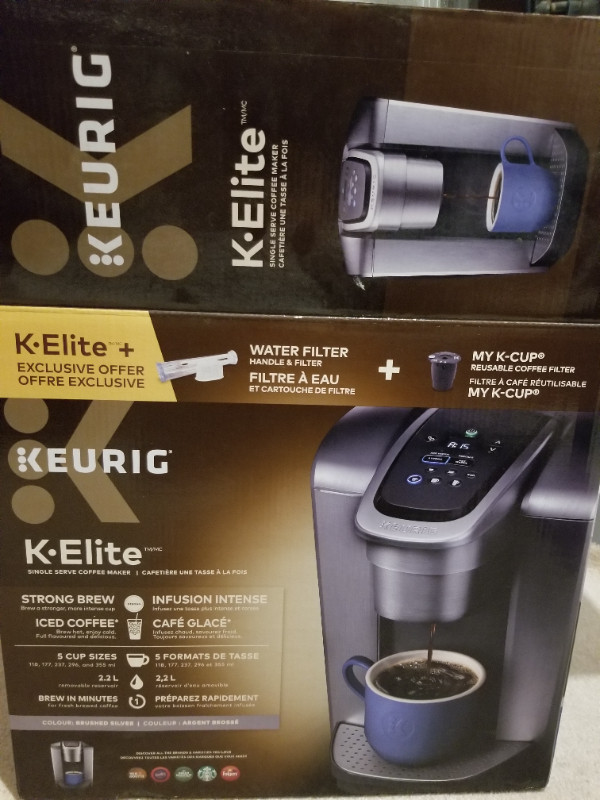 Keurig K-Elite coffee maker in Coffee Makers in Kitchener / Waterloo