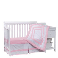 Baby Doll Bedding Modern Hotel Style 3Piece Crib Bedding Set,