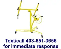 ** DRYWALL LIFT PANEL HOIST FOR RENT $25/WK-TEXT 403-651-3656 **