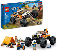 LEGO CITY #60387 Building Toy 4 x 4 OFF-ROADER ADVENTURES NEW!!!