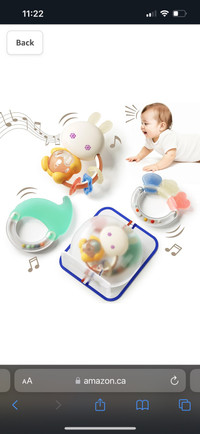 Evoceler Baby Toys - 3 Pcs Teething Toys 