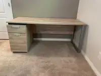 Large Office Desk with Drawers