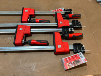 BESSEY 31” K-body REVO clamps (x4)