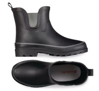 Outbound Youth Shore Rubber Boots, Black, size 12