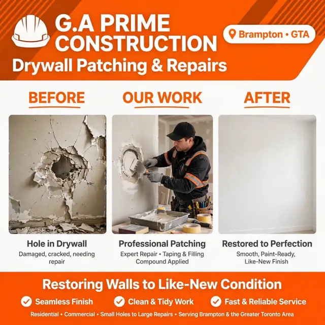 drywall patch + painting / holes, repairs