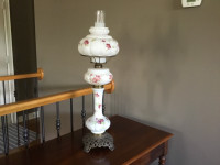 ANTIQUE HURRICANE LAMP (LOCATION PORT DOVER)