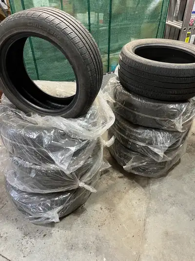 4- 225/50 R17 - Pirelli all season (in good shape) 4- 225/50 R17 - Bridgestone all season (not so go...