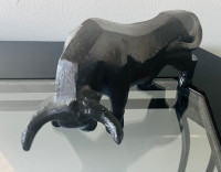  Cast iron Vtg bull - heavy and solid