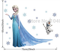Brand new! Frozen Elsa Olaf removable wall vinyl art decal (stic