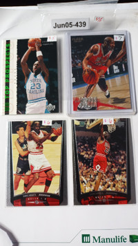 michael Jordan Basketball lot Fleer Top Prospects Game Dated +++