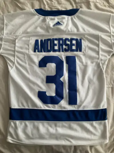 Frederick Andersen # 31 Toronto Maple Leafs NHL Jersey Sz 46, View more