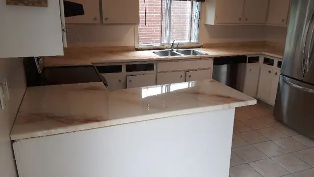 Imitation Marbre-Granit-Quartz, comptoirs en époxy,,25$/pc in Cabinets & Countertops in Longueuil / South Shore - Image 9