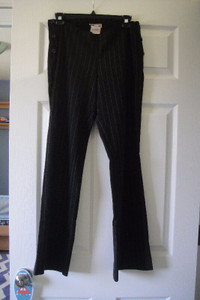 Maternity Tummi Dress Pants ~ Black Stripe ~ XS/TP