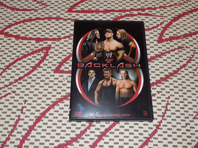 WWE BACKLASH DVD, APRIL 2006 PPV, CENA VS. HHH VS. EDGE in CDs, DVDs & Blu-ray in Hamilton