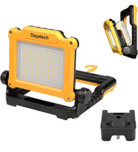 LED Work Light Compatible with Dewalt and Milwaukee 18-20V Batte