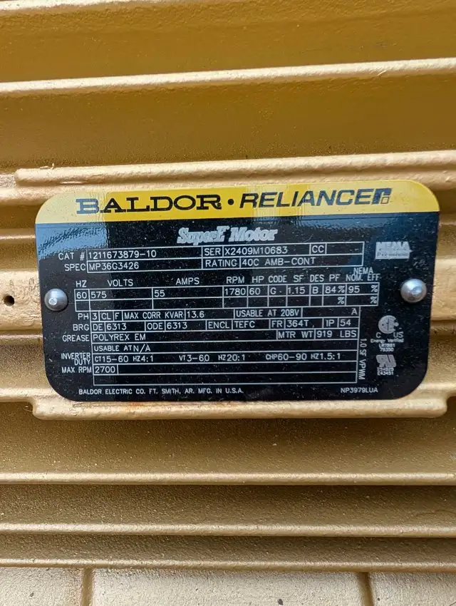 60 HP Electric Motor  in Other in Saint John - Image 3