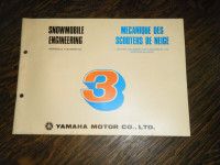 Yamaha Snowmobile Engineering Snowmobile Fundamentals Book #3