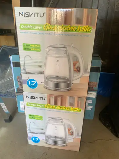 Double layer Glass kettle , View more