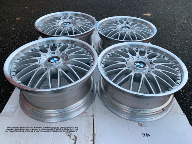 Set of OEM BMW 101M 2 Piece BBS 19" E60 rims in showroom cond in Tires & Rims in Delta/Surrey/Langley - Image 4