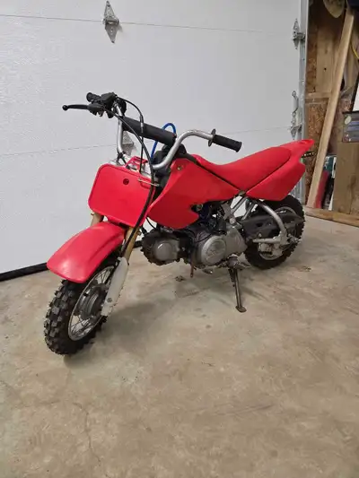 Have a 2000 honda xr50 runs and drives great. Has been converted to a thumb throttle but have parts...
