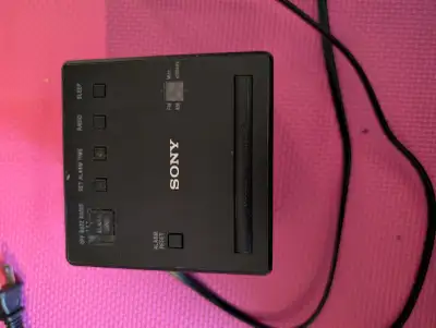 Sony ICF-C1 Desktop Alarm Clock AM FM Radio, View more
