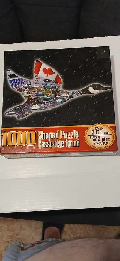 Canada goose 1000 piece shaped puzzle sealed , View more