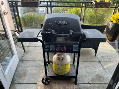 BBQ with propane tank, View more