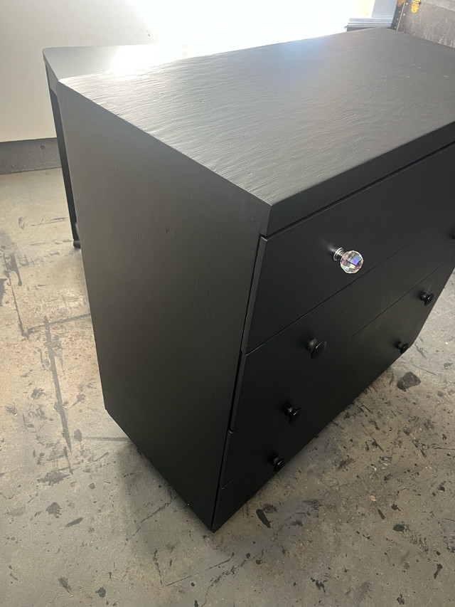 Black Dresser Chest of Drawers in Dressers & Wardrobes in Strathcona County - Image 3