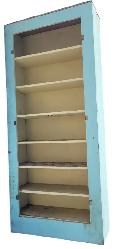 Tall wooden shelving unit/ cabinet. Shelving. I deliver!, View more