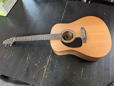 Seagull Series S6 Acoustic Guitar, Left Handed, With Hard Case, View more