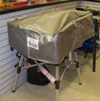 Weatherproof cover for portable table saw