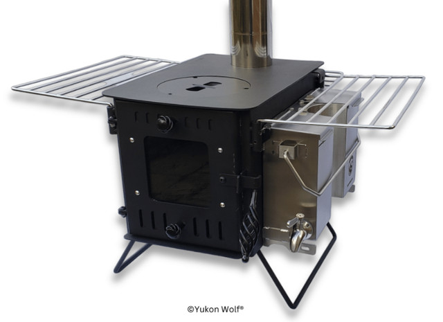 Portable Camping Wood Stove With 3.5L Hot Water Tank (OwenSd,ON) in Other in Owen Sound - Image 2