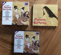 COFFRET 3 CDS PUCCINI : MADAMA BUTTERFLY (London)