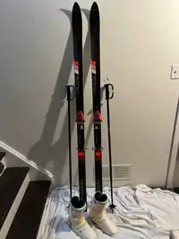 Skis, Bindings, Poles, Boots
