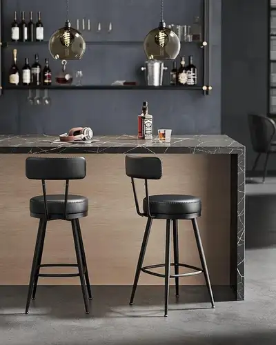 Brand New Set of 2 Swivel Counter Height Bar Stools – $178, View more