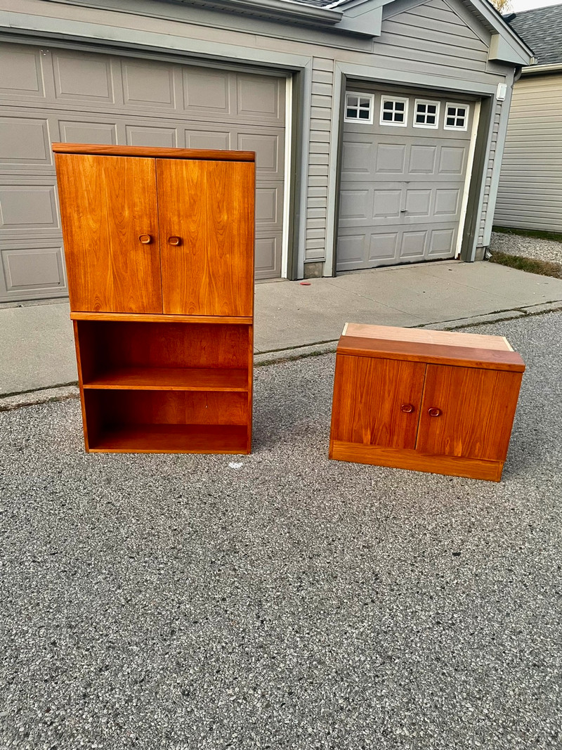 MCM Teak Storage Hutches & Display Kitchener