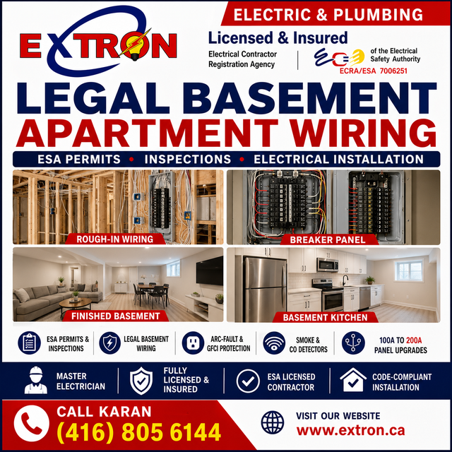 LICENSED ELECTRICIAN ✔️ Residential ✔️ Commercial ✔️GTA ☎️ KARAN in Electrician in Mississauga / Peel Region - Image 6