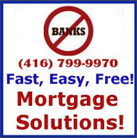Low-Doc 1st and 2nd mortgages! 416 799-9970!