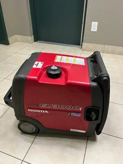 Barely used. Always stored indoor. This Honda EU3000i generator is a reliable power source, perfect...