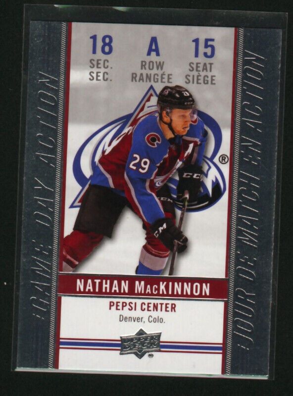 2018-19 Tim Hortons  Game Day Action Nathan MacKinnon in Arts & Collectibles in Ottawa